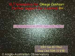 VLT kinematics for Omega Centauri : Further support for a central BH