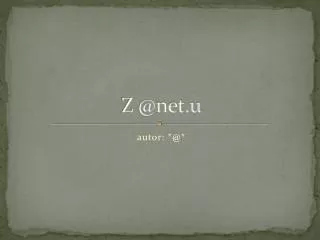 z @ net u