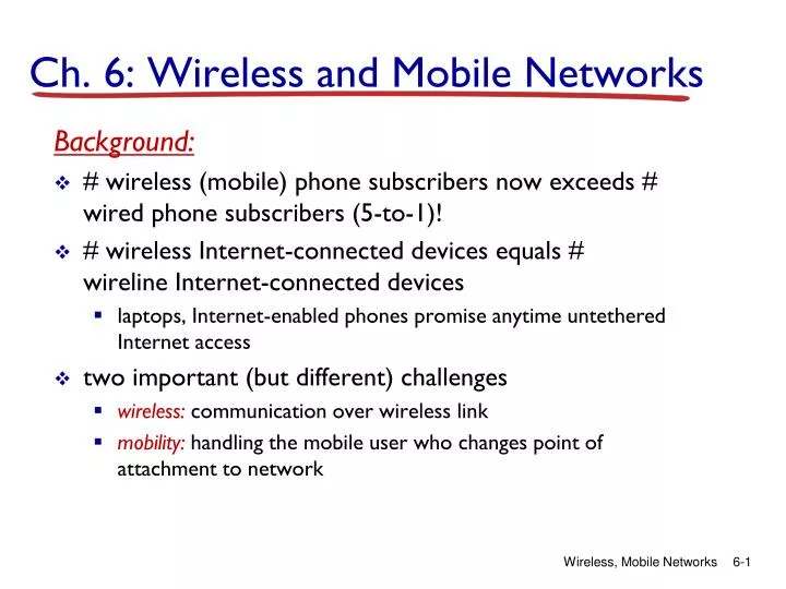 ch 6 wireless and mobile networks