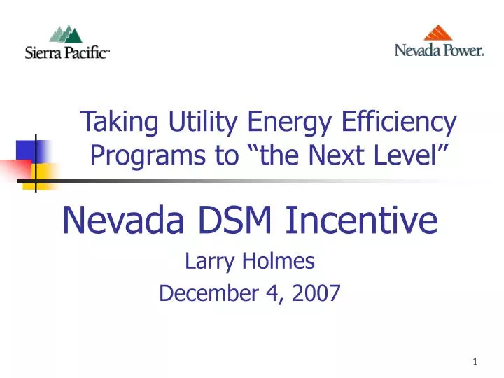 taking utility energy efficiency programs to the next level