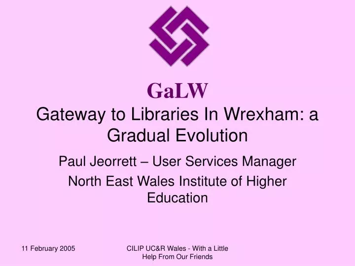 galw gateway to libraries in wrexham a gradual evolution