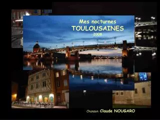 mes nocturnes toulousaines 2008