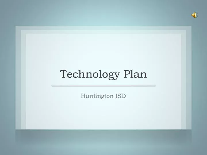 technology plan
