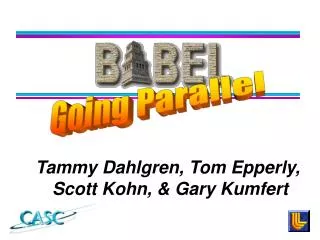 Tammy Dahlgren, Tom Epperly, Scott Kohn, &amp; Gary Kumfert