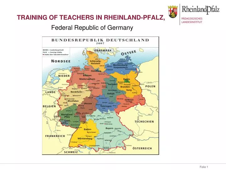 training of teachers in rheinland pfalz
