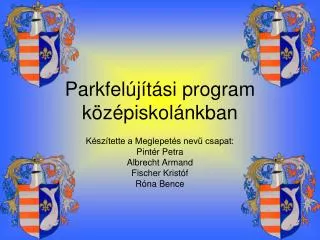 parkfel j t si program k z piskol nkban