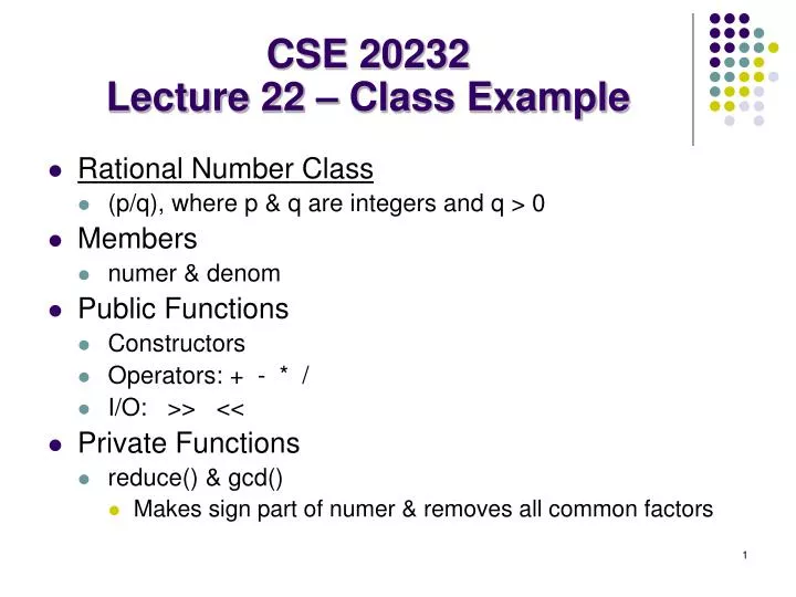 cse 20232 lecture 22 class example