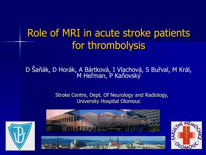 role of mri in acute stroke patients for thrombolysis