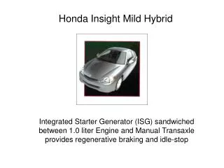 Honda Insight Mild Hybrid