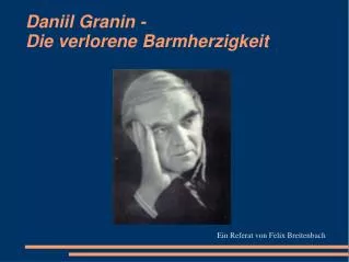 daniil granin die verlorene barmherzigkeit