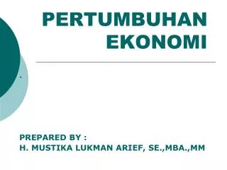 pertumbuhan ekonomi