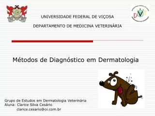 universidade federal de vi osa departamento de medicina veterin ria