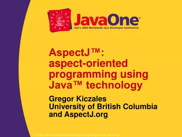 aspectj aspect oriented programming using java technology