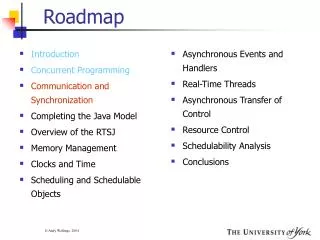 Roadmap