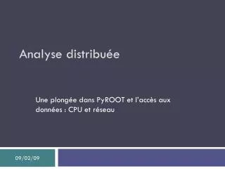 analyse distribu e