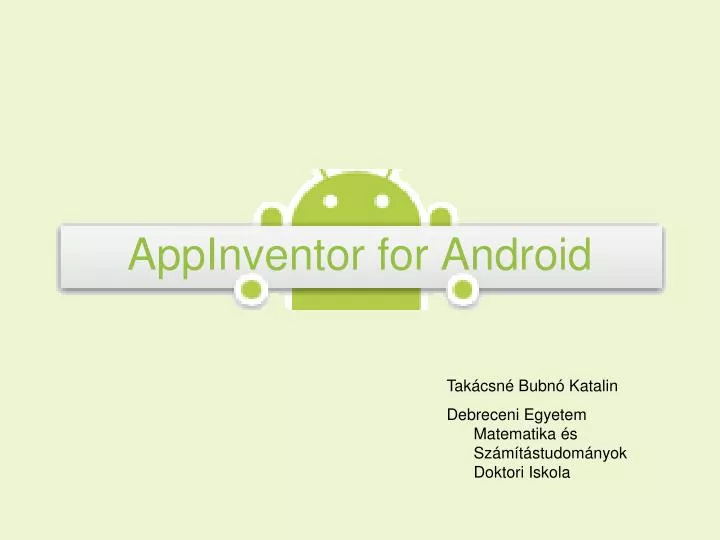 appinventor for android