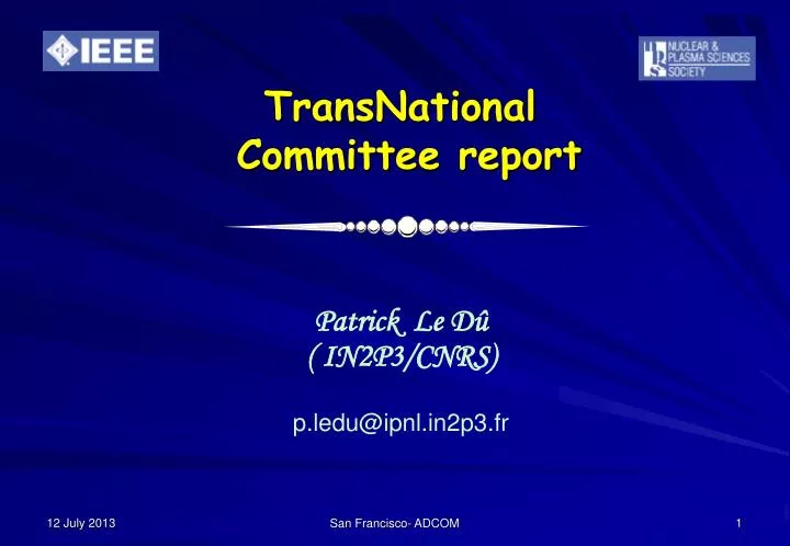 transnational committee report
