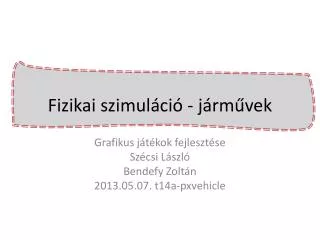 fizikai szimul ci j rm vek