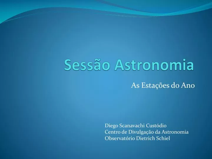 sess o astronomia