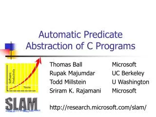 Automatic Predicate Abstraction of C Programs