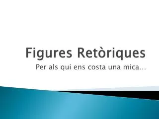 figures ret riques