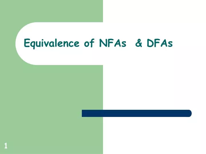 equivalence of nfas dfas