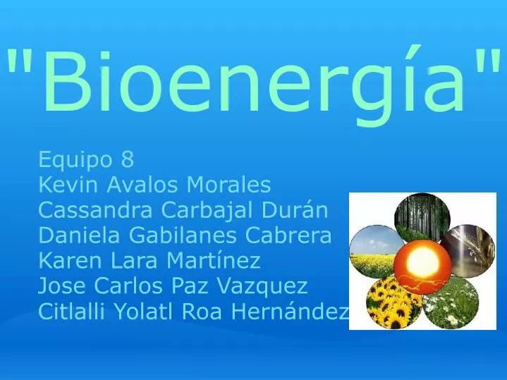bioenerg a