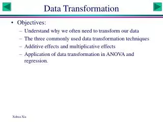 Data Transformation