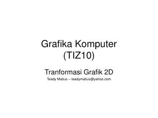 grafika komputer tiz10