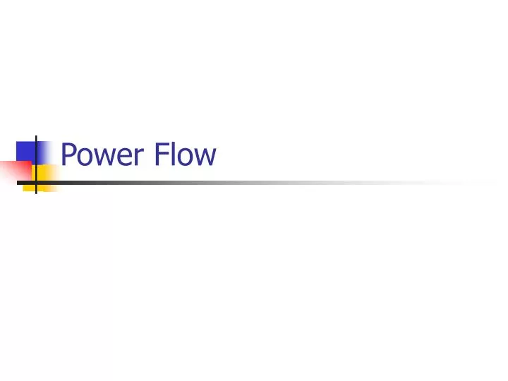 power flow