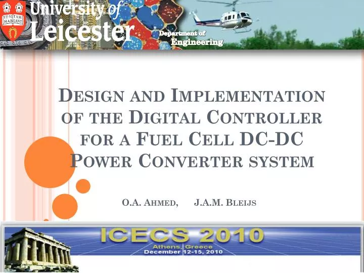 design and implementation of the digital controller for a fuel cell dc dc power converter system