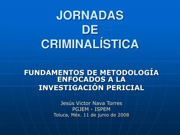 jornadas de criminal stica