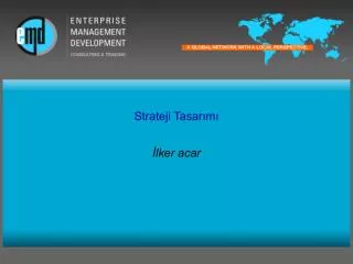 strateji tasar m