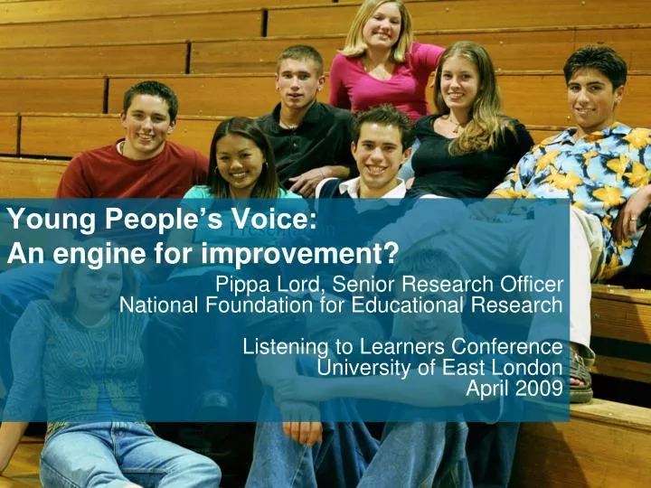 young people s voice an engine for improvement