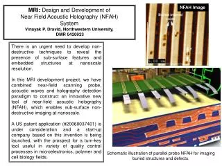 MRI: Design and Development of Near Field Acoustic Holography (NFAH) System