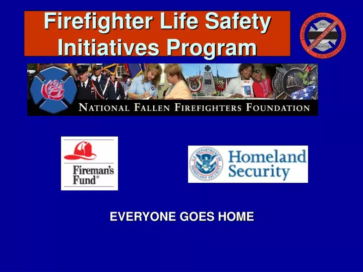 firefighter life safety initiatives program