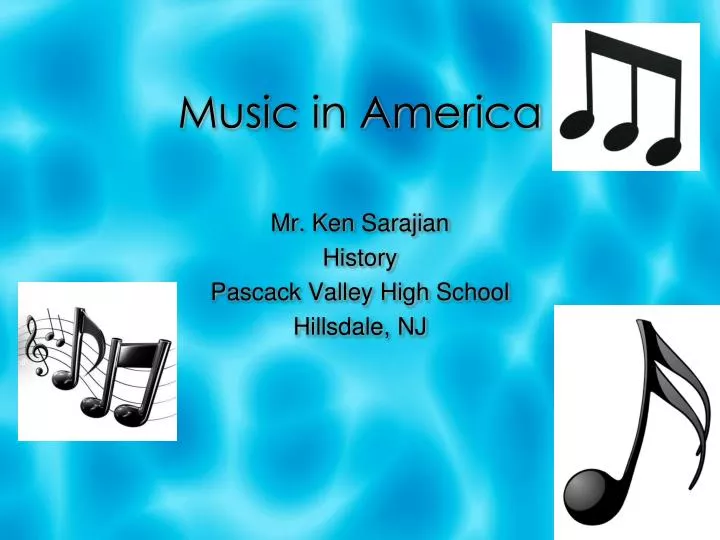 music in america