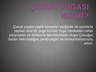 ocuk yogasi ned r