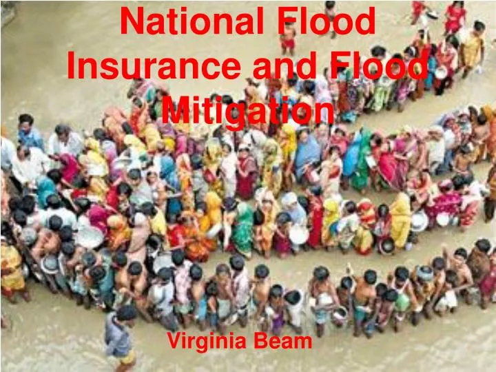 national flood insurance and flood mitigation