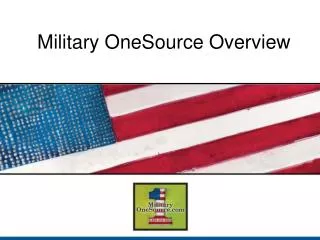 Military OneSource Overview
