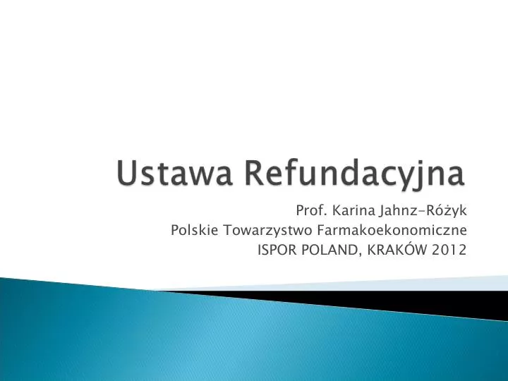 prof karina jahnz r yk polskie towarzystwo farmakoekonomiczne ispor poland krak w 2012