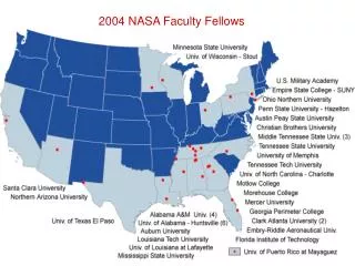 2004 NASA Faculty Fellows