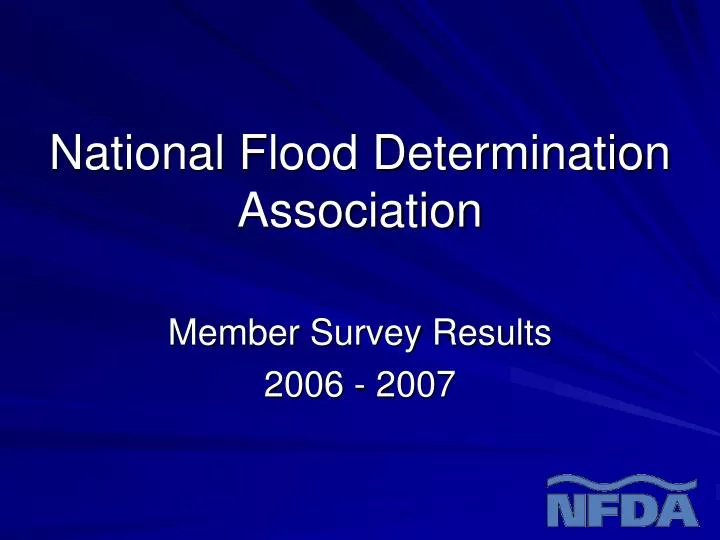 national flood determination association