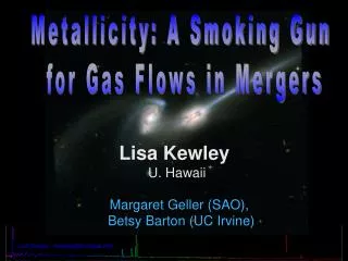 Metallicity: A Smoking Gun for Gas Flows in Mergers