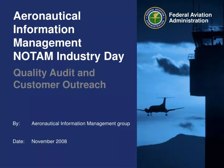 aeronautical information management notam industry day