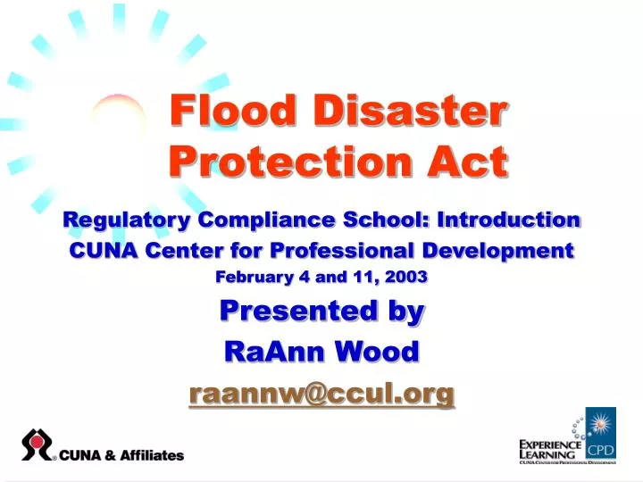 flood disaster protection act