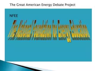 The Great American Energy Debate Project