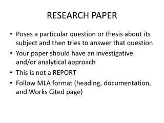RESEARCH PAPER