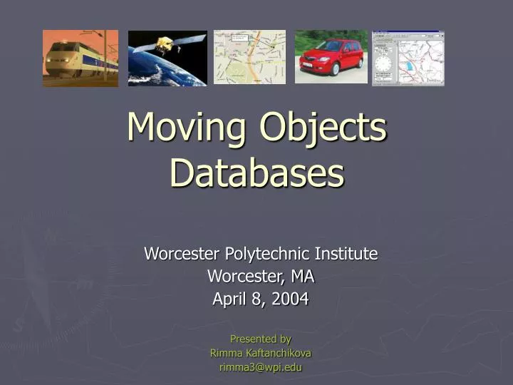 moving objects databases