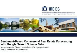 Sentiment-Based Commercial Real Estate Forecasting with Google Search Volume Data